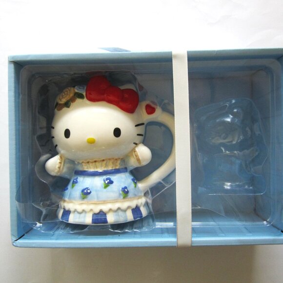 Hello Kitty Sanrio Blue Dress Mug - Picture 1 of 10